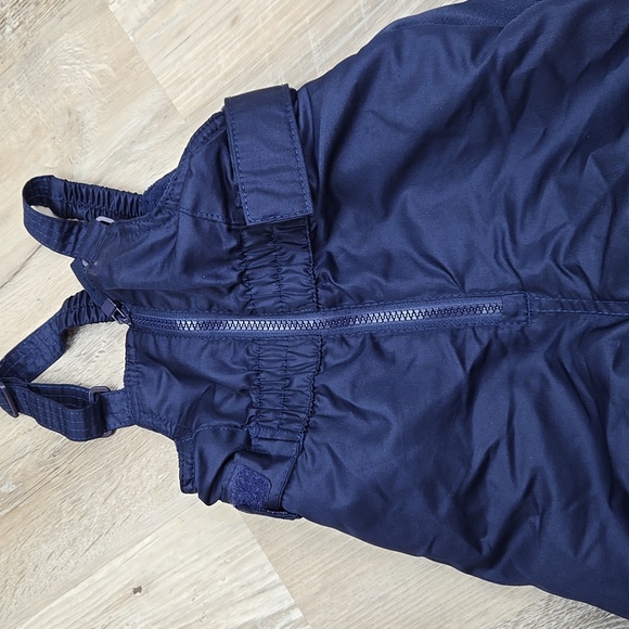 Cat And Jack 3T Boys Kids Snowbibs Snow Pants Snowsuit Navy Blue Winter - Picture 2 of 5